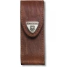 Чехол VICTORINOX натуральная кожа петля черный/красный 4.0636